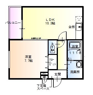 【間取り】 | フジパレス奏 