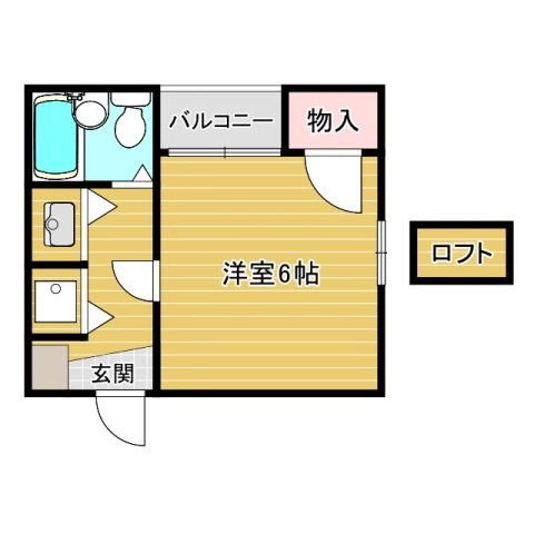 プライムハウス豊南の間取り
