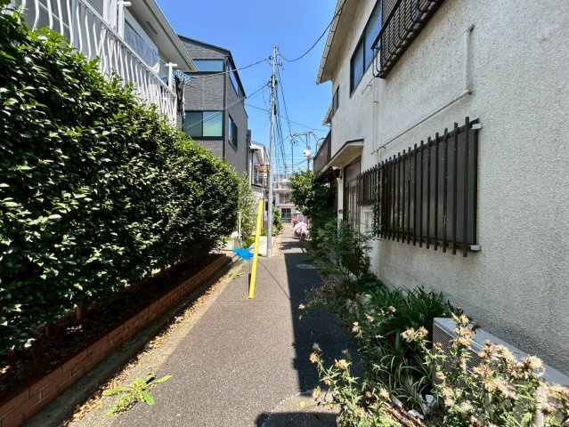 品川区西中延　建築条件なし売地の前面道路含む現地写真|2026.07.20撮影
