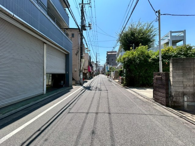 品川区西中延　建築条件なし売地の前面道路含む現地写真|2026.07.20撮影