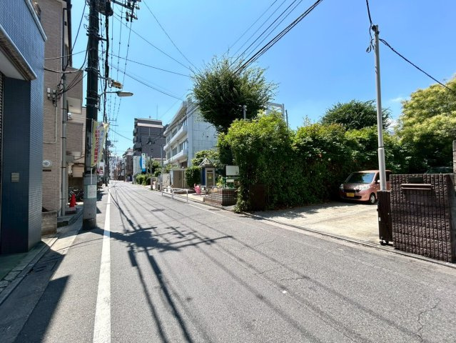 品川区西中延　建築条件なし売地の前面道路含む現地写真|2026.07.20撮影