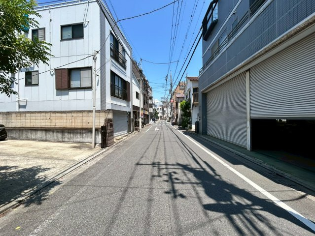 品川区西中延　建築条件なし売地の前面道路含む現地写真|2026.07.20撮影