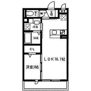 ハイデンス原木中山A棟の間取り