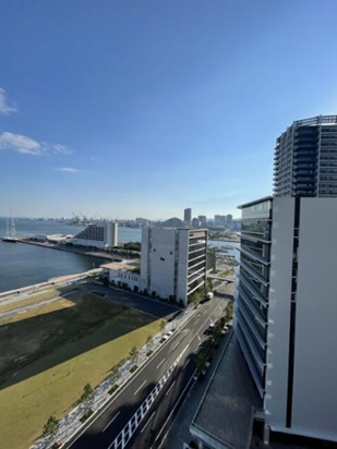 神戸市中央区新港町の賃貸マンションの展望