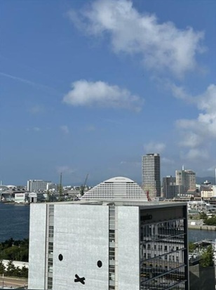 神戸市中央区新港町の賃貸マンションの展望