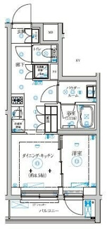 【間取り】 | セジョリ武蔵小杉 | 間取りです。