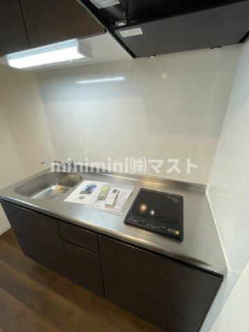 大阪市中央区瓦屋町１丁目の賃貸マンションのキッチン