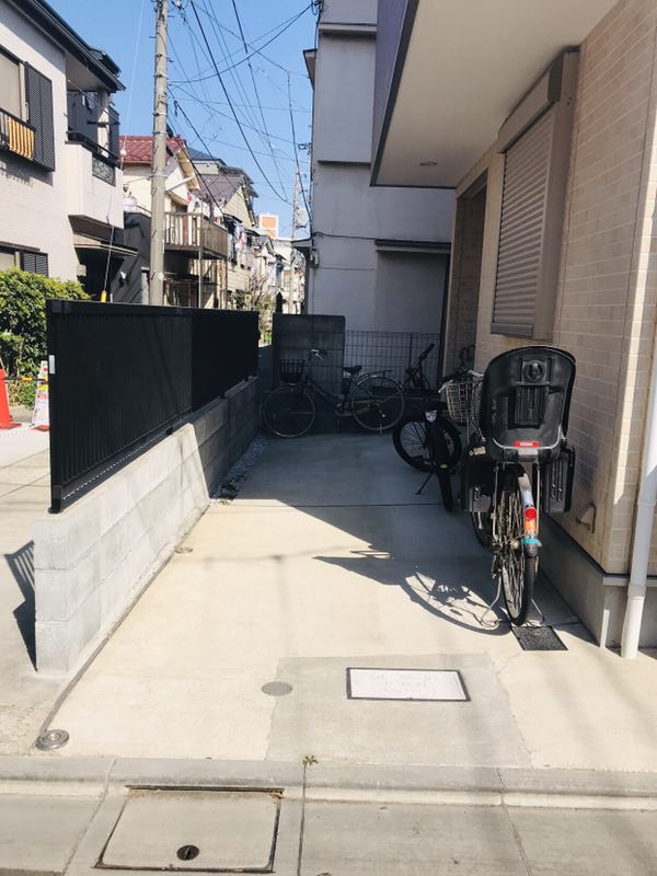北砂6丁目戸建の駐車場