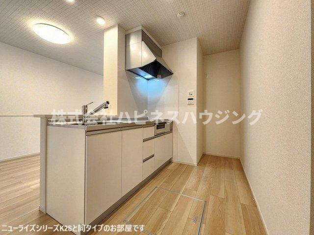 ジェルメ柏Ａ棟のキッチン