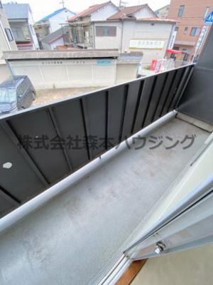 【バルコニー】 | 　ヒロミツイースト | お洗濯にも便利なバルコニー付き