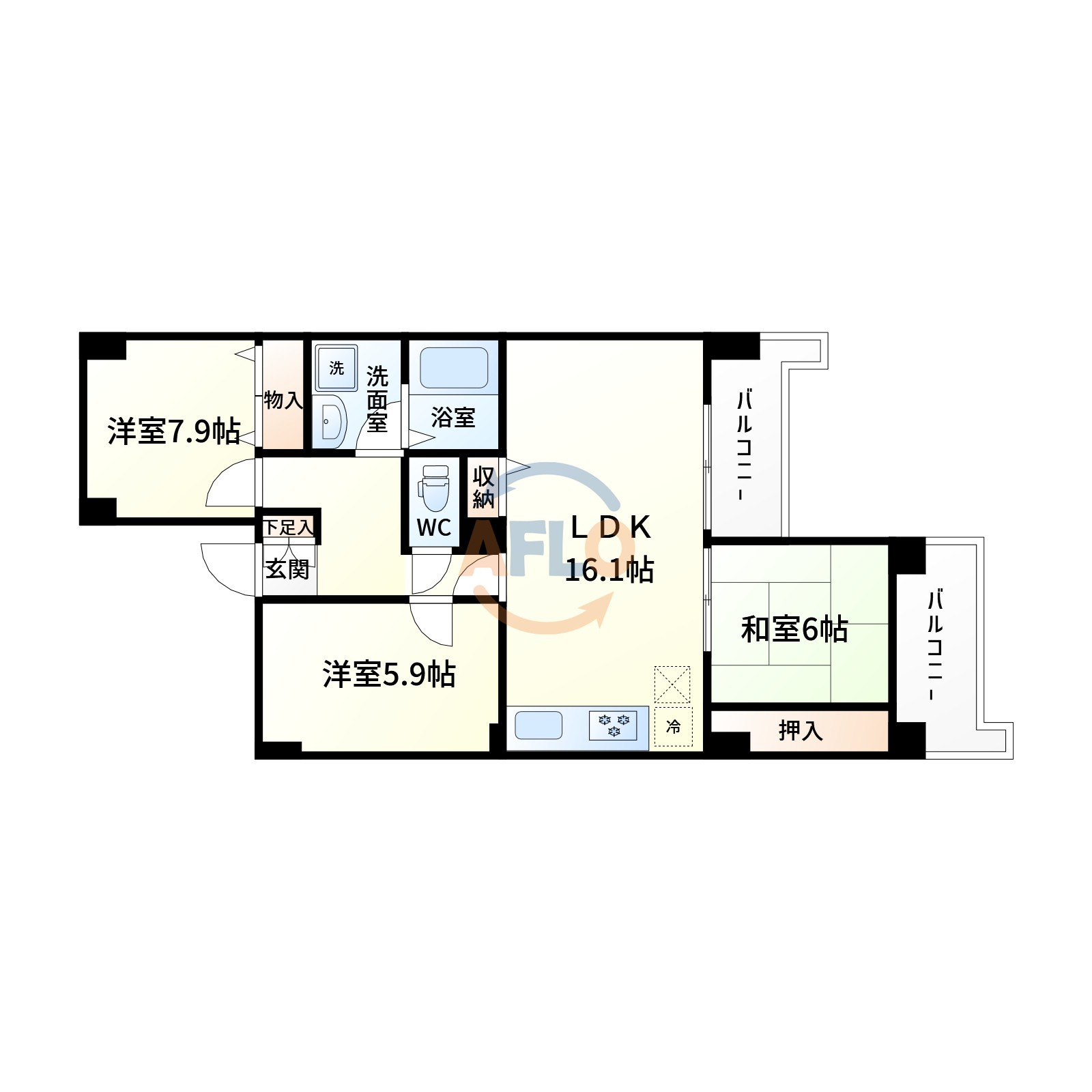 アーバンパーク緑地公園の間取り|間取り