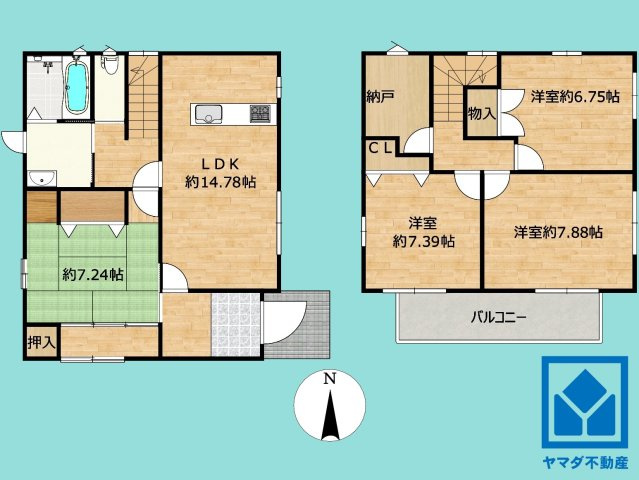 大津市赤尾町の間取り