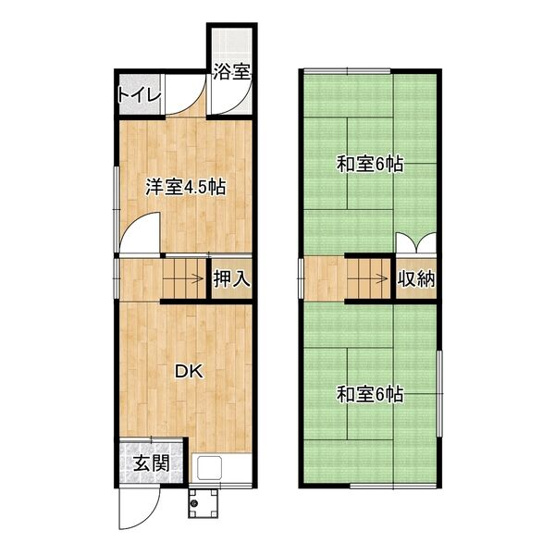 【間取り】 | 高槻市安満磐手町テラス