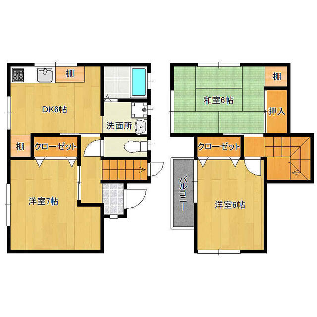 長崎一丁目戸建の間取り