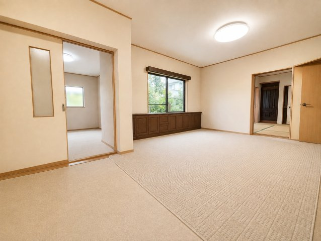 市原市光風台４丁目　中古戸建の居間・リビング|※画像の一部はAIを用いて加工・編集しています。実際の状況と異なる場合がありますので、ご了承下さい。