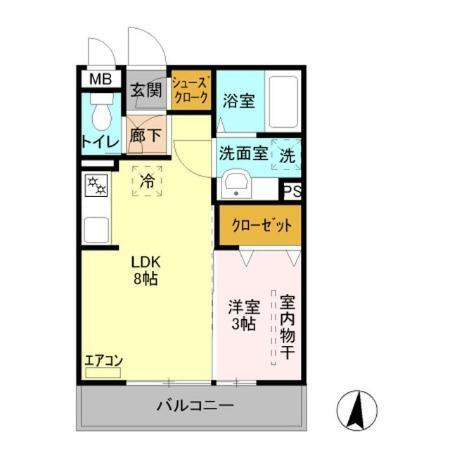 ブルースカイの間取り