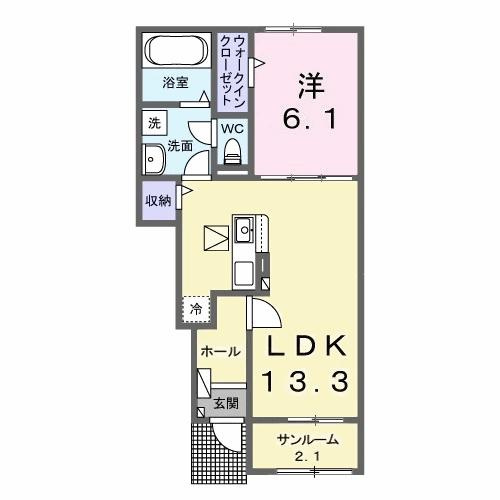 ベルカームの間取り