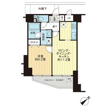 【間取り】 | ダイアパレス代官山