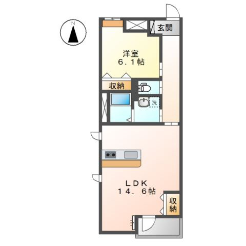 ラフォートＳＫの間取り