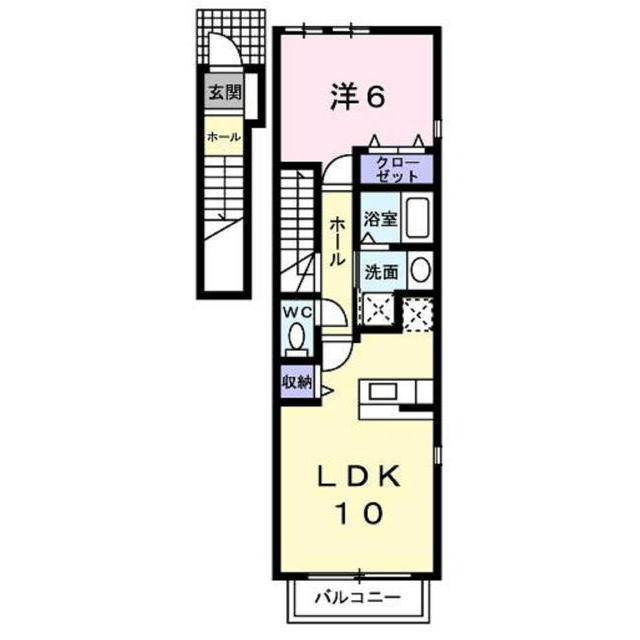シャンテ　ブリーズの間取り