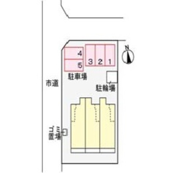 ボスケットの駐車場