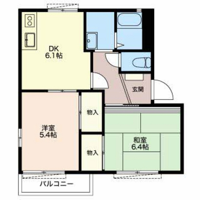 フルールの間取り