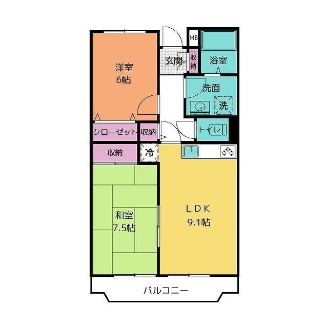 セレーノｕ．の間取り|間取り