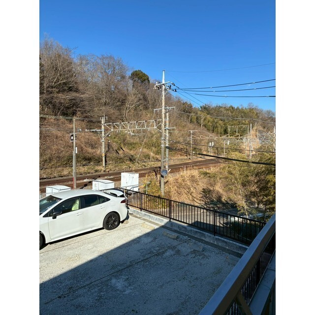 Mわんハイツの駐車場