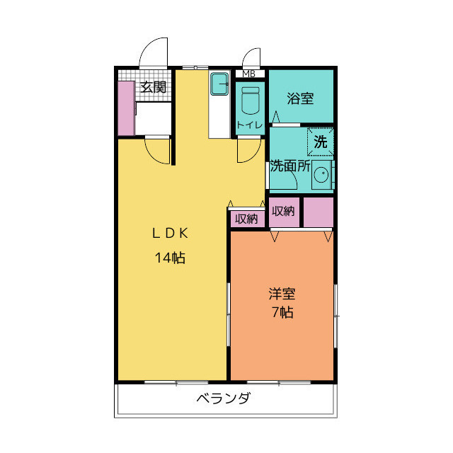 シャンボールの間取り