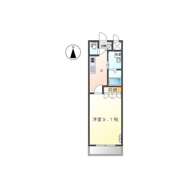 エクセレンスハイム仁田駅前の間取り