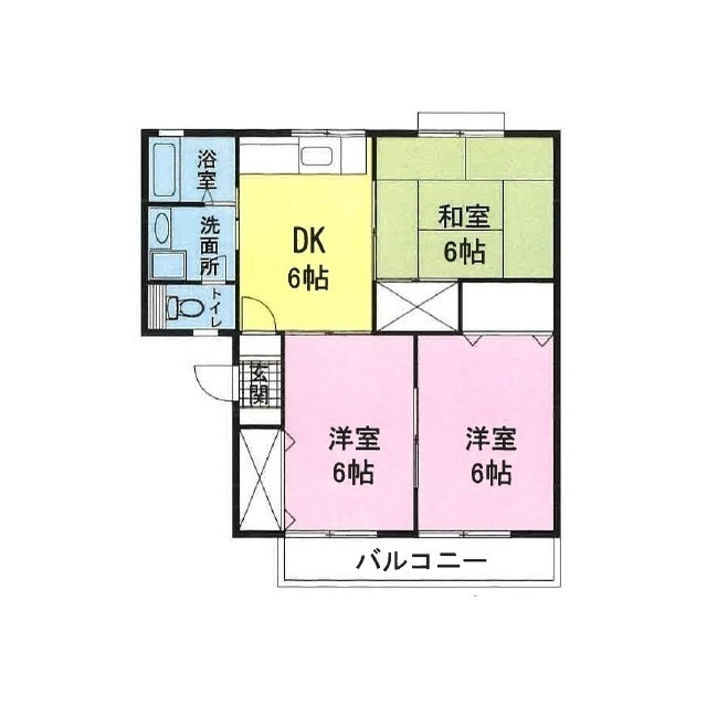 メゾン来光　Ｃの間取り