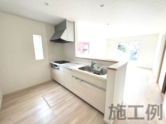 山北町山北新築戸建て　第5-1号棟のキッチン|お料理しやすいキッチンです