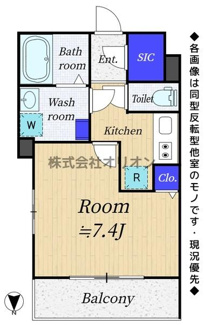 【間取り】 | THE PALMS MUSE SHIN-EGOTA
