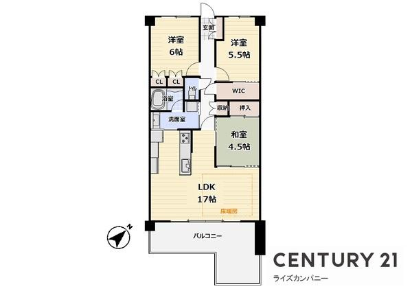 【間取り】 | ウエリス光明池 | 図面と現況が異なる場合は現況を優先します