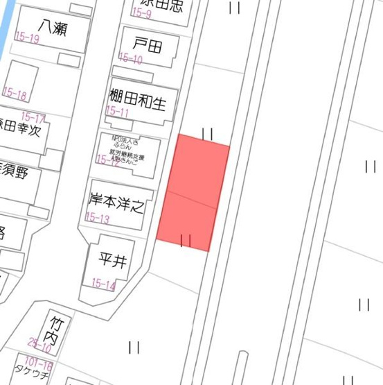 【土地図】 | 広畑区才事業用地B号地