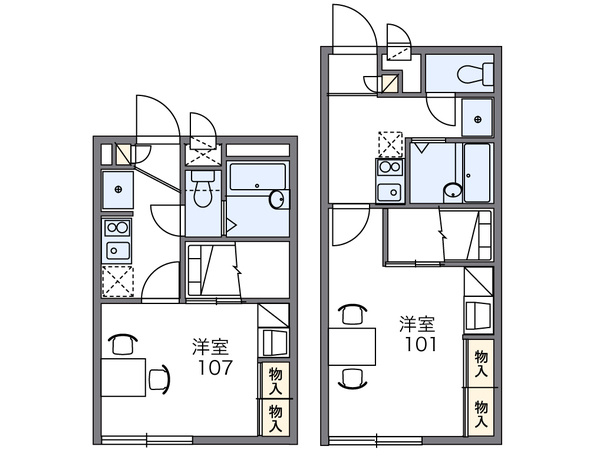 【間取り】 | レオパレスホーリーラブ