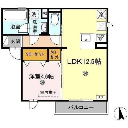 【間取り】 | ライブコート２