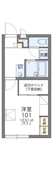 【間取り】 | レオパレスビレッジ田園