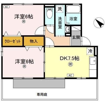【間取り】 | プリシェール　Ｃ棟