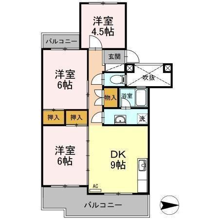 【間取り】 | フジパレス米子