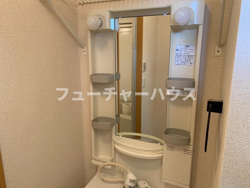 ビネオランスの洗面所|スペースが確保できる洗面所です