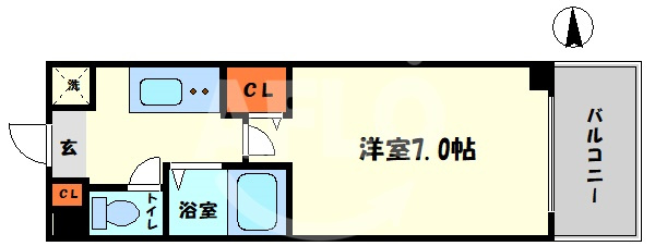 ディナスティ松屋町の間取り|ディナスティ松屋町　間取り