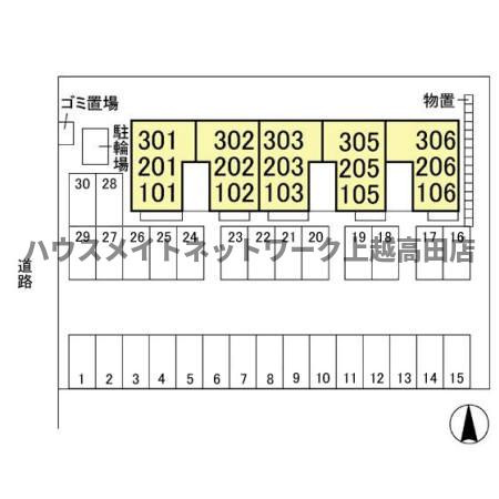 アイビスの区画図|配置図