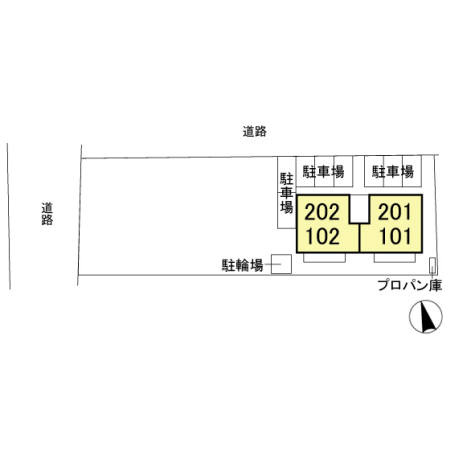 サンパティーク の区画図