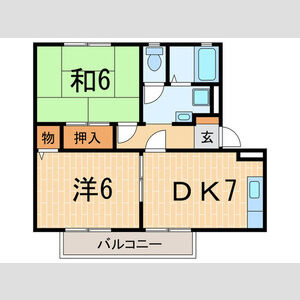 ハッピーハイツの間取り