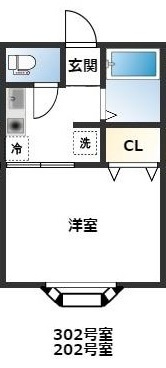 ルフェール城山の間取り