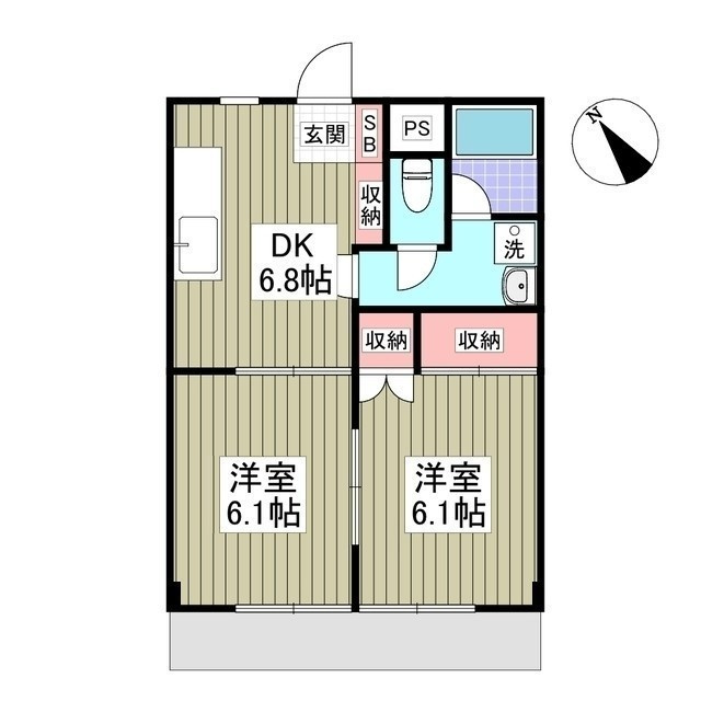 上の台Nスカイの間取り