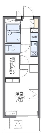 レオパレスコージーコートＫＩの間取り