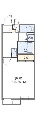 レオパレスアグリコルトゥーラの間取り