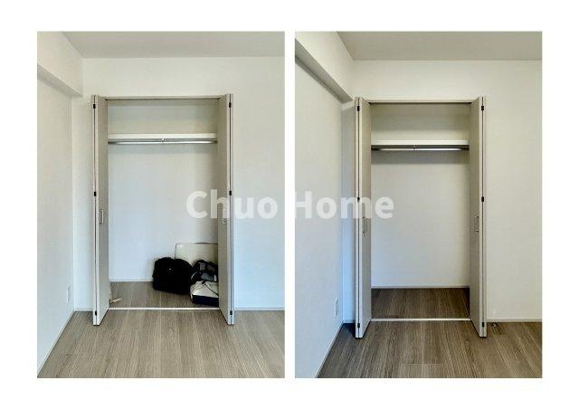 ニックアーバンハイム東陽町の収納|居室にはクローゼットを完備し、自由度の高い家具の配置が叶うシンプルな空間です。お子様の成長と必要になる子供部屋を与えるにはぴったりの間取りですね。